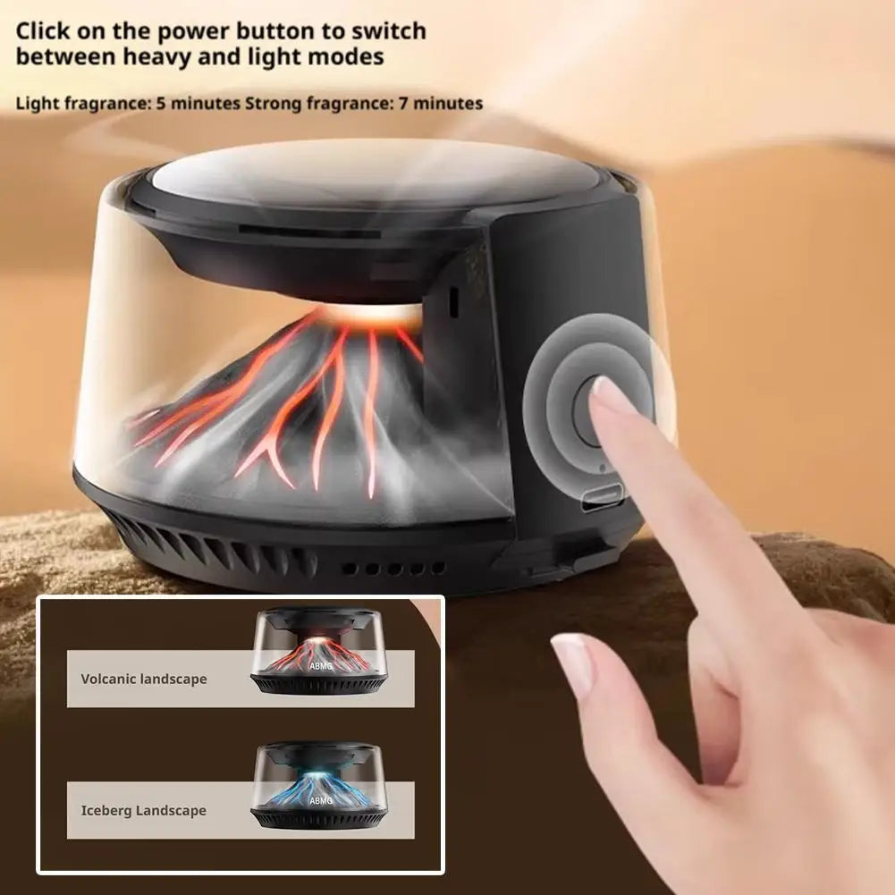 2026 NEW Car Perfume Diffuser, 360° View Mirror Mount Volcanic Iceberg Car Decoration Automatic Spray Air Freshener Car Interior Oasis Select
