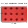468/228 Cavity Mini Round Silicone Mold – Chocolate & Dog Treats Silicone Baking Mold Oasis Select 228 Cavity