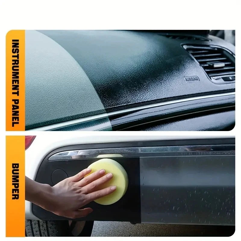 GREEDY TREE Crystal Clear Car Plastic Restorer - Auto Interior & Panel Renewal Wax Coating Agent Car Wax Car Wax Polish Oasis Select