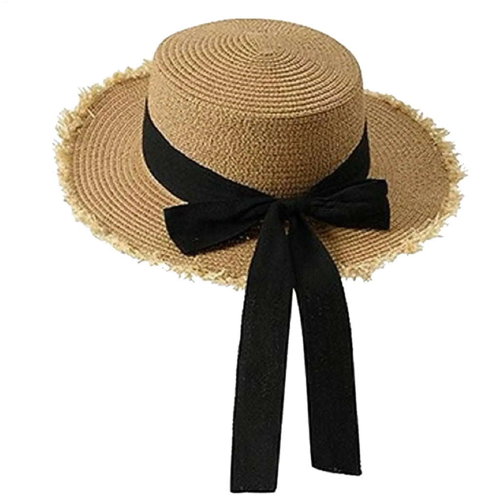 Big Brim Summer Straw Sun Hat Panama Hats Grass Knitted Gift Hat Breathable Leisure Straw Hat Beach Caps For Sun Protection Oasis Select