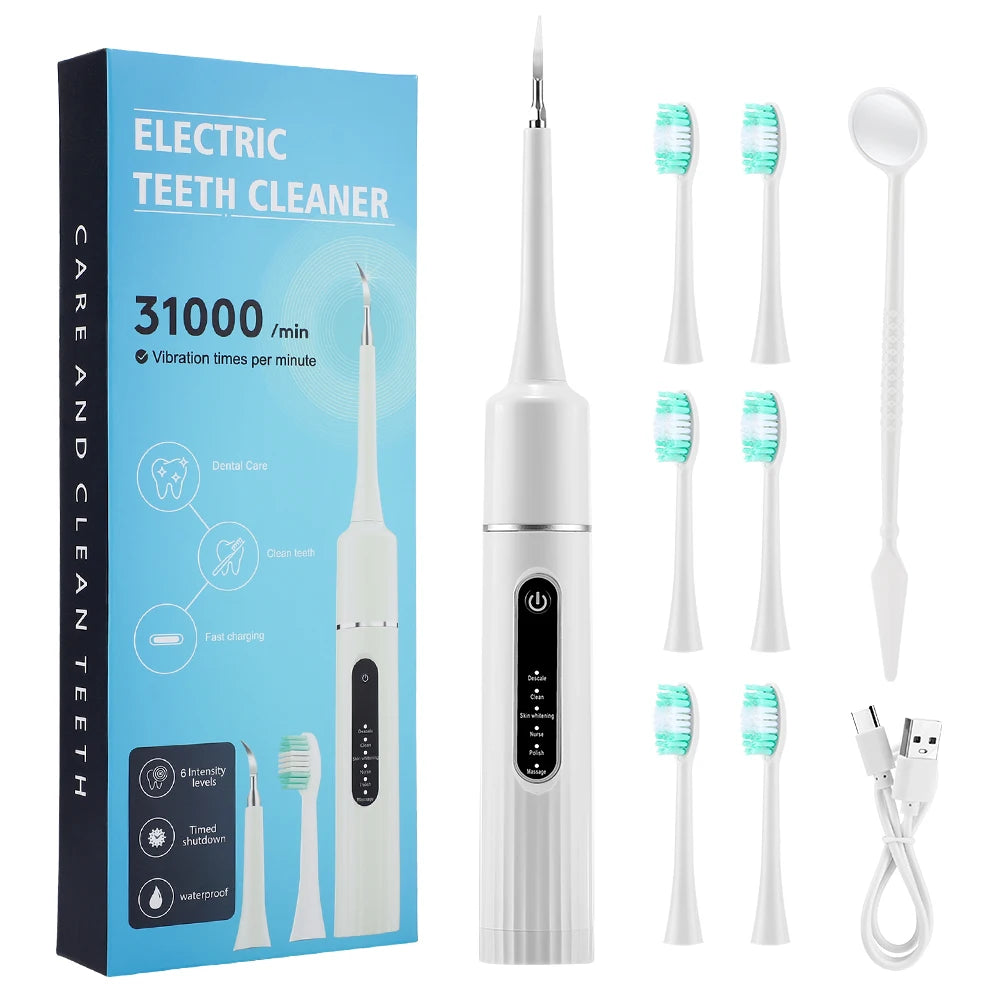 Ms.Dear Electric Tartar Remover & Whitening Toothbrush – 6 Modes