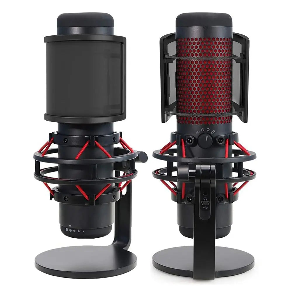 U Shape Microphone Windscreen Mask Universal Shockproof Microphone Pop Filter Reusable Dedicated Wind Noise Pop Net Shield Cover Oasis Select