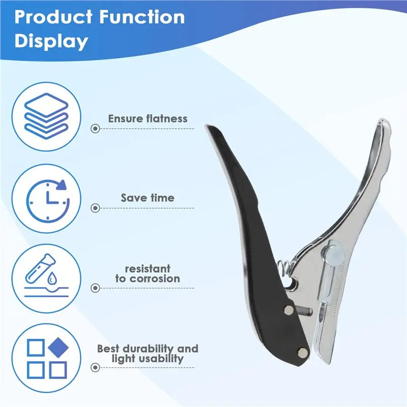 LIKE WISH Hole Punch Single Hole Hole Punch, Heavy Duty Hole Punch Single, Portable Handheld Long Hole Hole Punch Oasis Select
