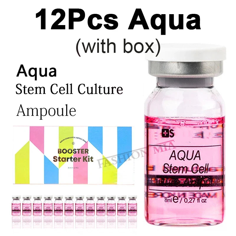 LAN FROST 8ml Hyaluronic Acid Ampoule Serum – Skin Booster Kit Hyaluronic Acid Serum Oasis Select 12pcs (with box)