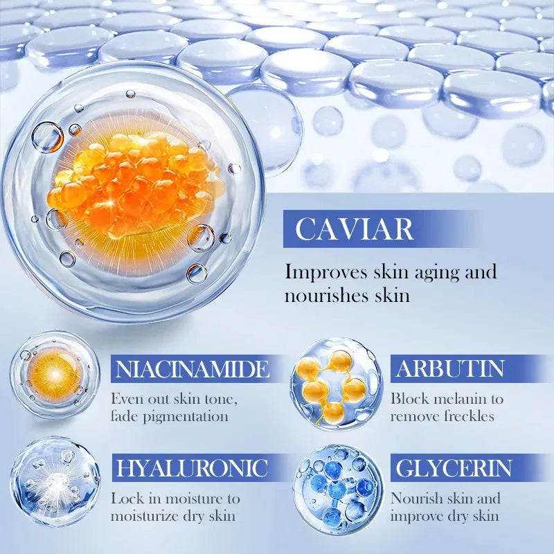 Sadoer Caviar & Hyaluronic Acid Face Masks – 5 Pack