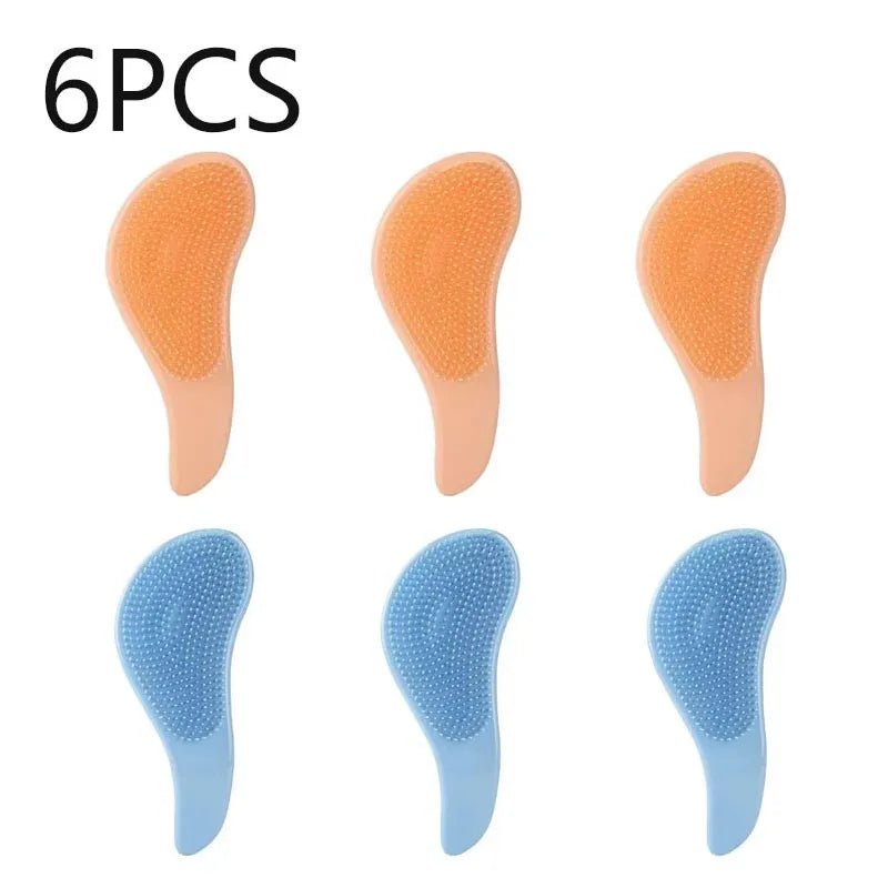 3/6Pcs Comb Anti-static Massage Hair Brush Tangle Detangle Air Cushion Hair Brush Comb Salon Barber Hair Styling Tools Oasis Select 6PCS MIX