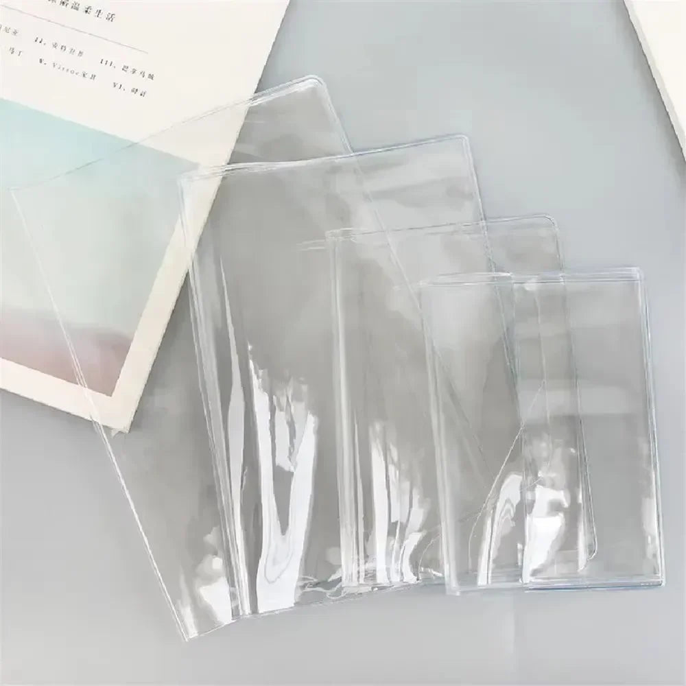 Waterproof PVC Transparent Protective Sleeve for A6 A5 Notebook Journal Planner Book Diary Protect Cover Office Supplies Oasis Select