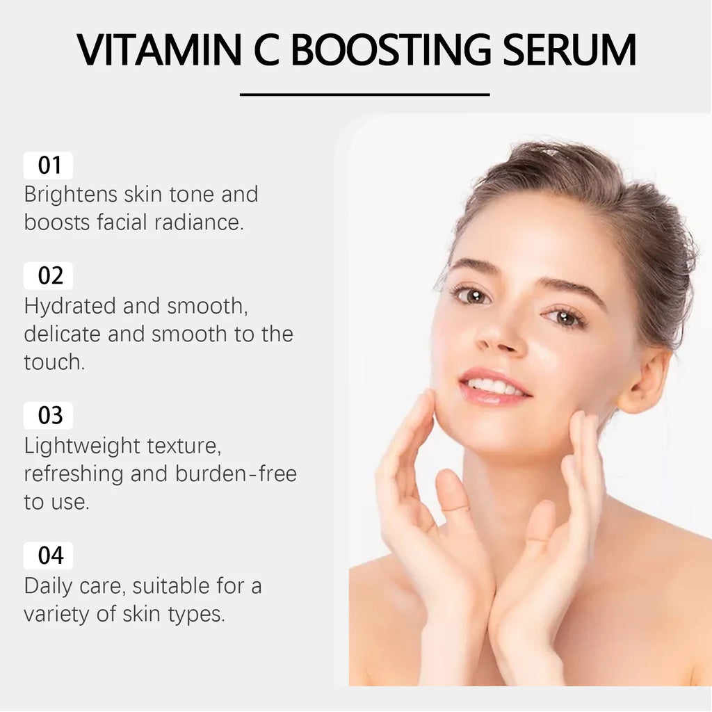 Vitamin C Serum Brightening Hydrating Firming Reduce Dark Spots Gentle Moisturizer Daily Face Serum For Glowing Skin 30ml Oasis Select