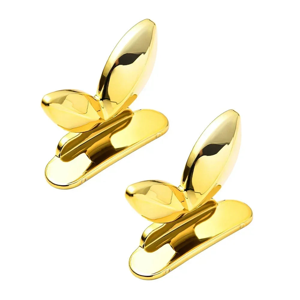 Toilet Lid Lifting Device Lid Lifter Toilet Seat Lifter Toilet Lid Handle Bathroom Supplies 2PCS ABS Multifunctional Practical Oasis Select Gold