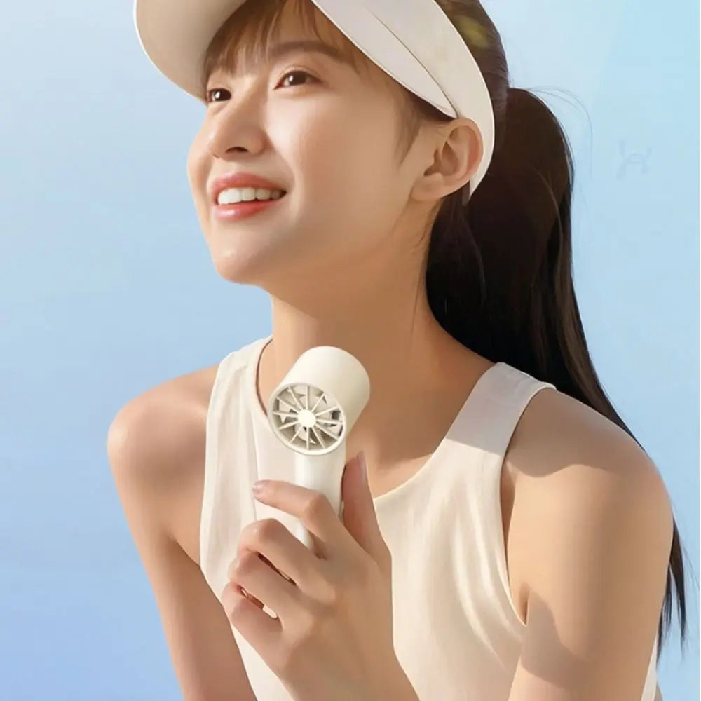 Strong Wind Mini Turbo Fan Super Strong Wind Powerful Airflow Portable Pocket Fan High Velocity Small Size Personal Fan Camping Oasis Select