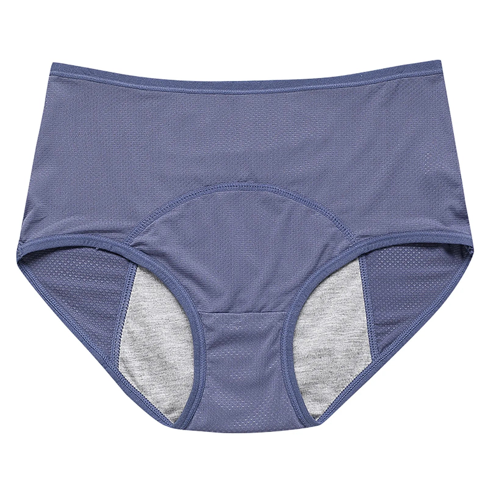 Women's Period Panties – Leak-Proof Cotton Mid-Waist Briefs Period Panties Oasis Select Light Purple 2XL