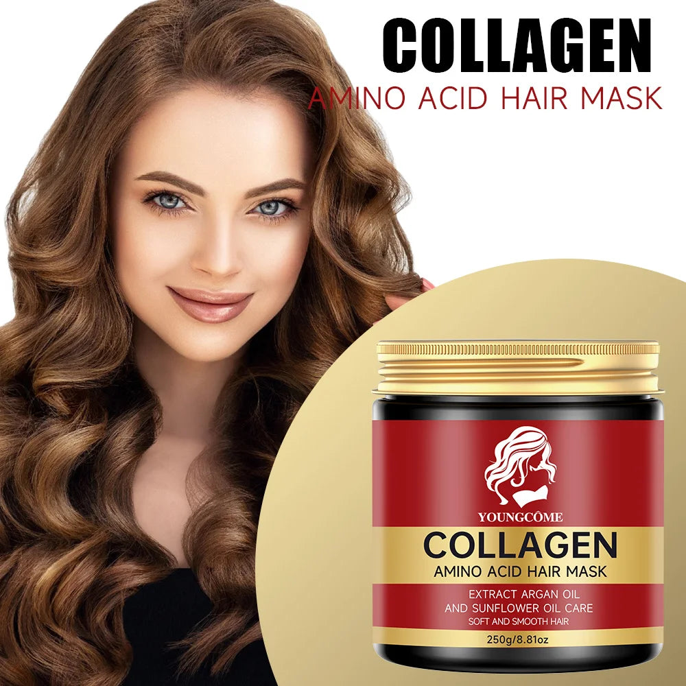 Collagen Keratin Hair Mask 250g – Smooth, Moisturize & Revitalize