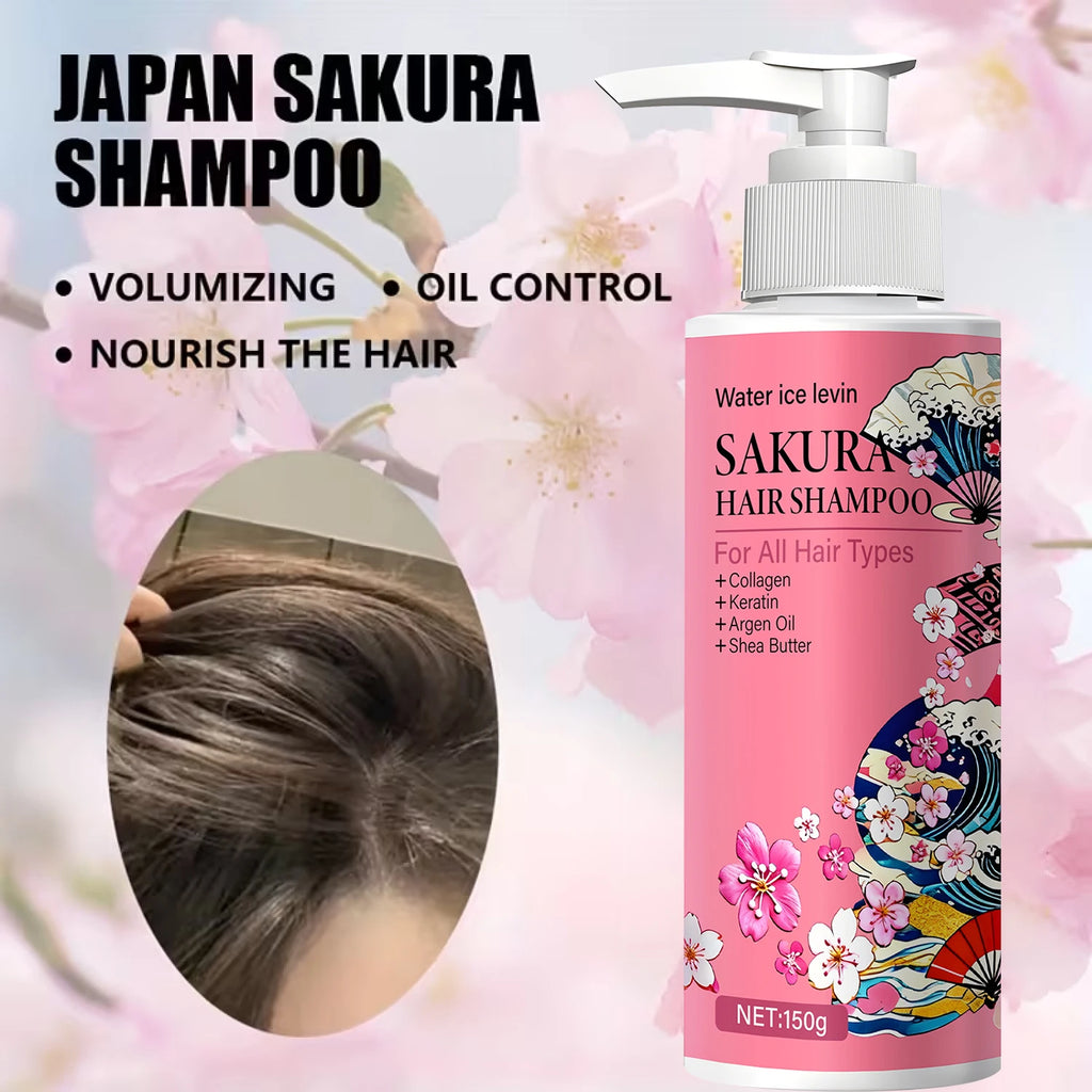 Sakura Shampoo – Collagen, Keratin, Argan Oil & Shea Butter Nourishing Shampoo Oasis Select