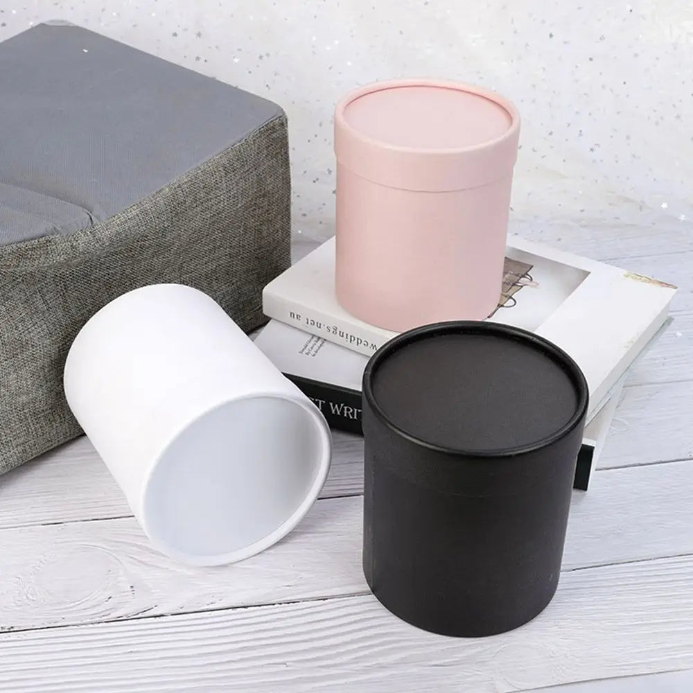 Round Cardboard Flower Bouquet Gift Box – Floral Packaging 12cm