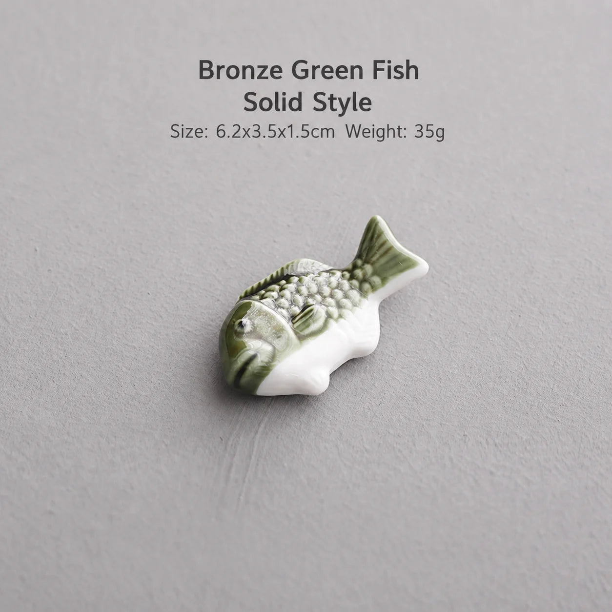 Ceramic Fish Chopstick & Pen Holder – Decorative Desk Ornament
