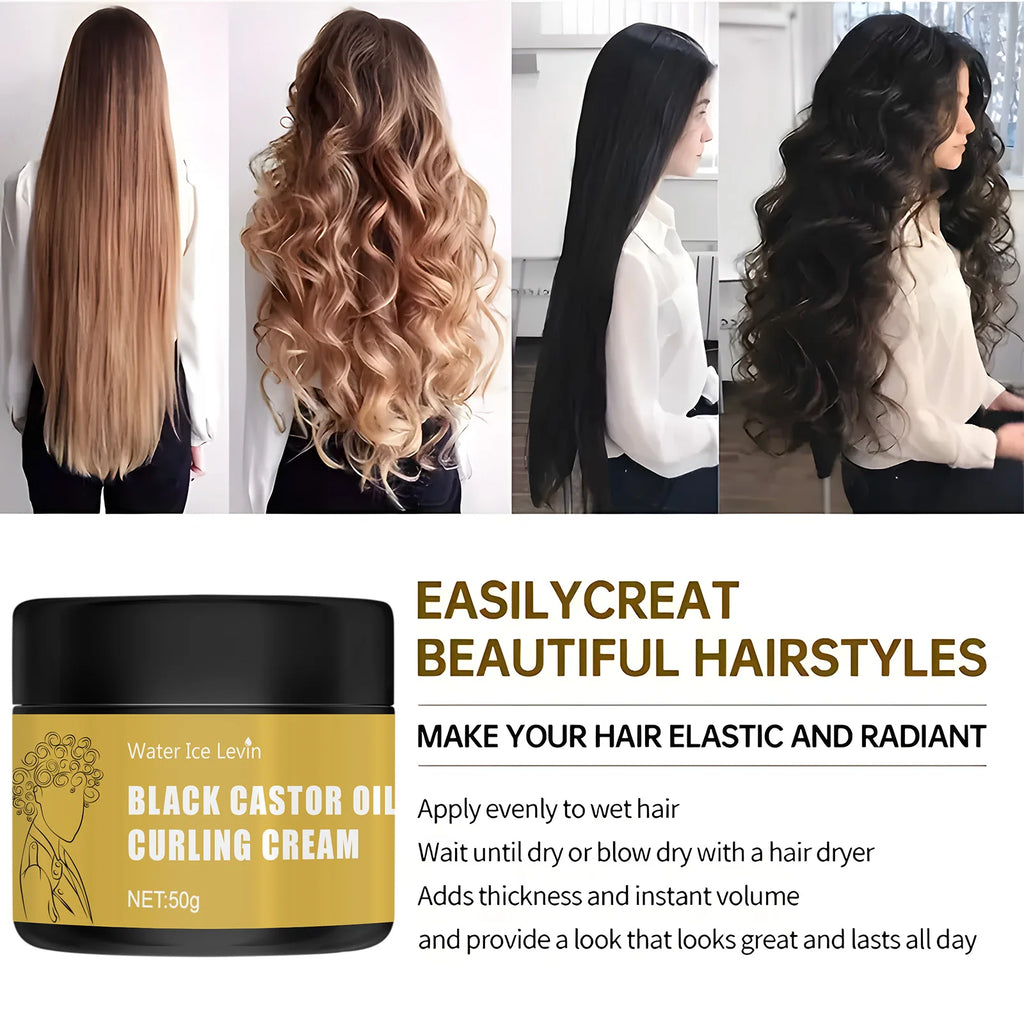 Black Castor Oil Healthy Moisturizes And Defines Curls Suitable For Dry Curly Hair For Both Men And Women,Repair Hair Tangles Oasis Select
