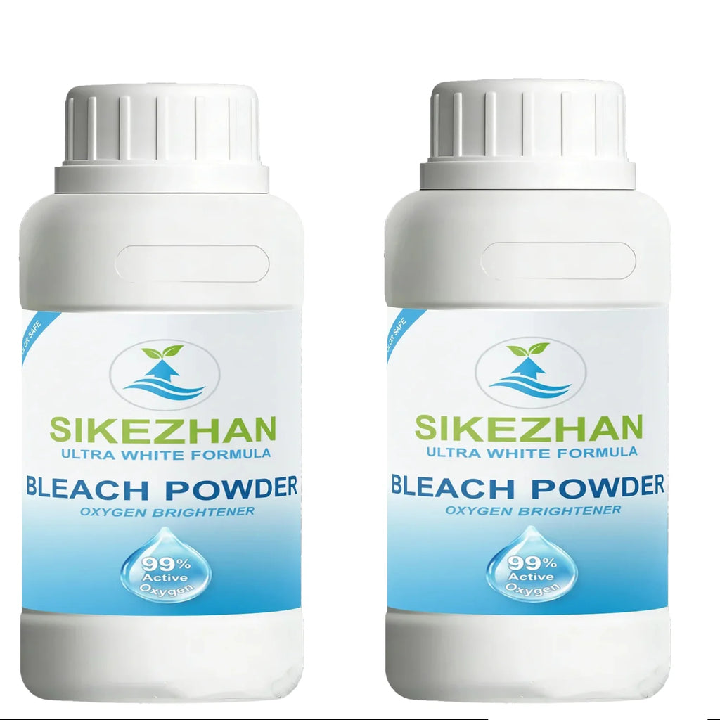 Pure Sodium Percarbonate Oxygen Bleach Powder Color-Safe Laundry Stain Remover Chlorine-Free Fabric Whitener All-Purpose Cleaner Oasis Select 2PCS-600g