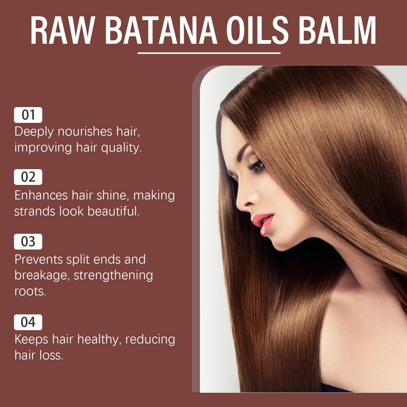 Hoegoa Batana Hair Nourishing Balm Improve Silky Thicker Curly Smoothing Frizz Repair Damaged Increase Growth Hair Conditioner Oasis Select