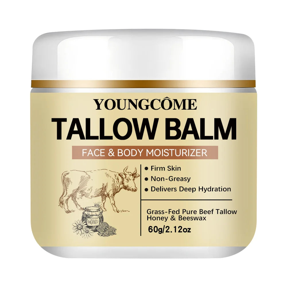 YOUNGCOME Beef Tallow Night Cream – Deep Hydration & Glow