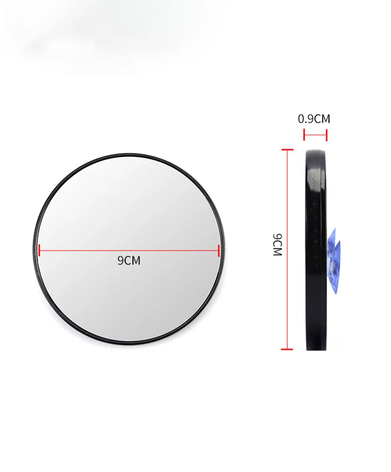 5/10/15X Magnifying Makeup Mirror Cosmetic Beauty Shaving Blackhead Magnifying Mirror for Bathroom Portable Makeup Round Mirror Oasis Select