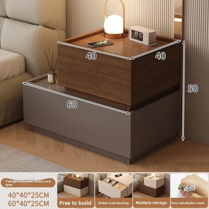 Multi-functional Household Goods Bedside Table Storage Side Bedroom Bedside Table Oasis Select