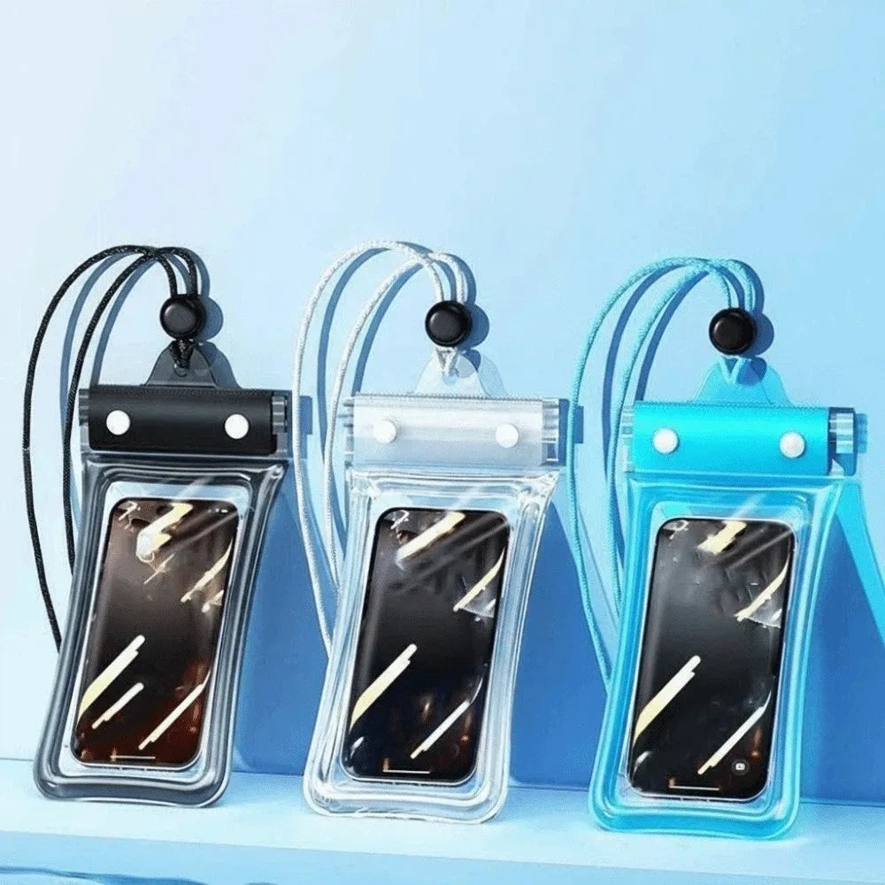 Adjustable Strap Waterproof Phone Pouch Sealed Lightweight Crossbody Dry Bag PVC ABS Transparent Hanging Neck Bag for Gifts Oasis Select