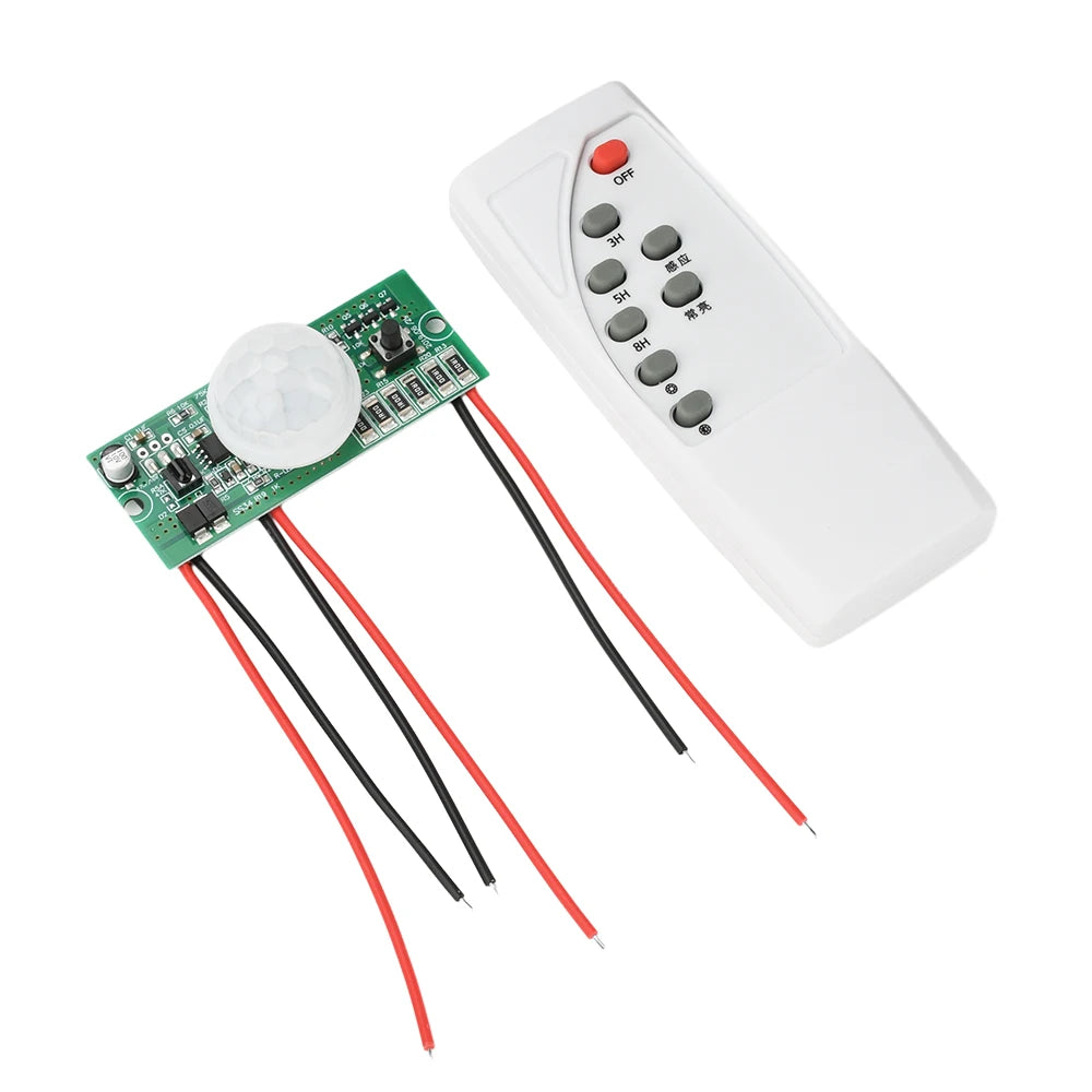 3.2V 3.7V Remote Control PIR Solar Integrated Street Lamp Sensor Circuit Board Solar Induction Mode Controller Oasis Select
