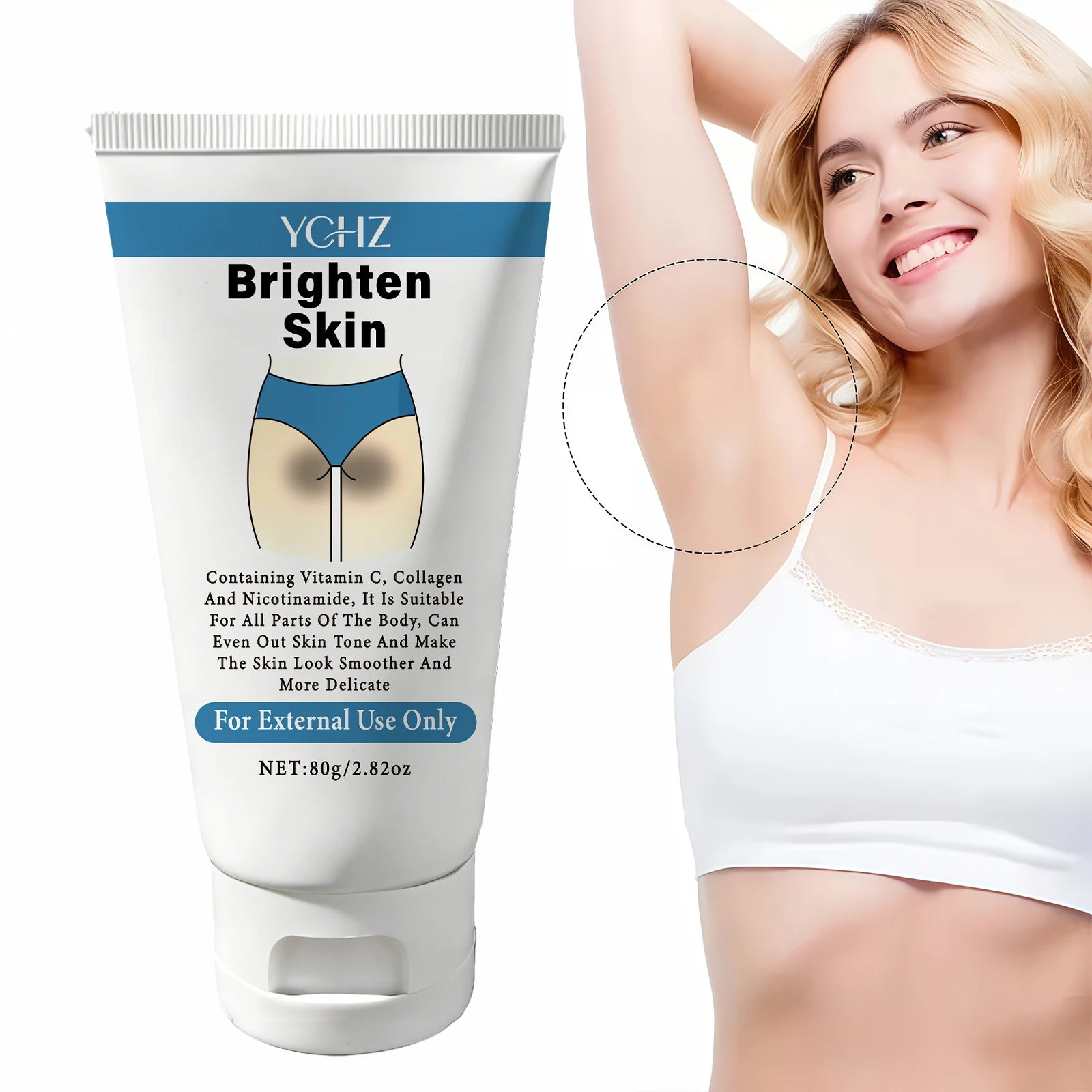 YCHZ Skin Brightening Collagen Moisturizing Cream 80g