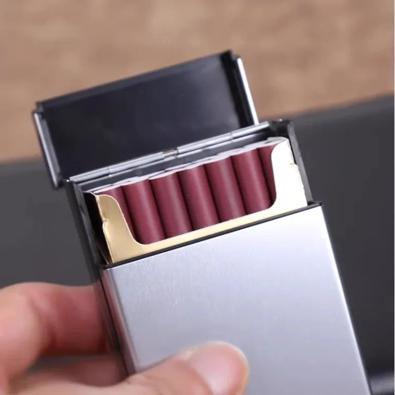 Automatic Pop-up Cigarette Box Soft Pack Protective Shell Thick Cigarette for Men and Women Extended Thin Cigarette Clip Oasis Select