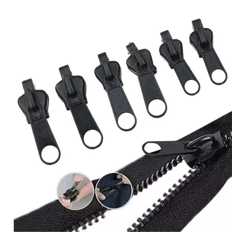 3 Sizes Universal Instant Fix Zipper Repair Kit Replacement Zip Slider Teeth Rescue Sewing Clothes Bag Zippers Tool Accessories Oasis Select