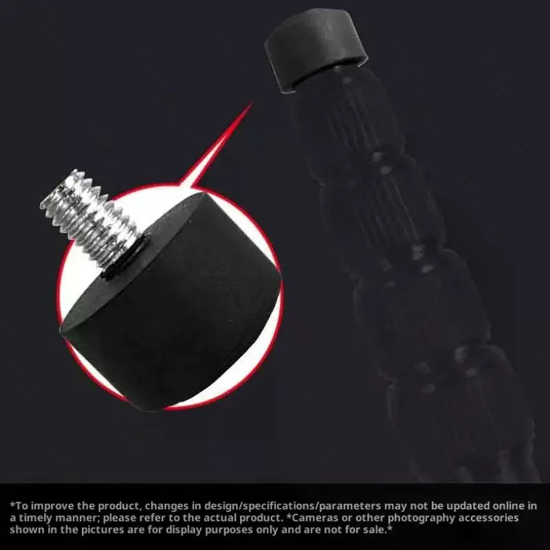 1Pc Universal Anti-slip Rubber Foot Pad Feet Spike 3/8 Inch 1/4 Inch M8 Photography Accessories For Tripod Monopod Oasis Select