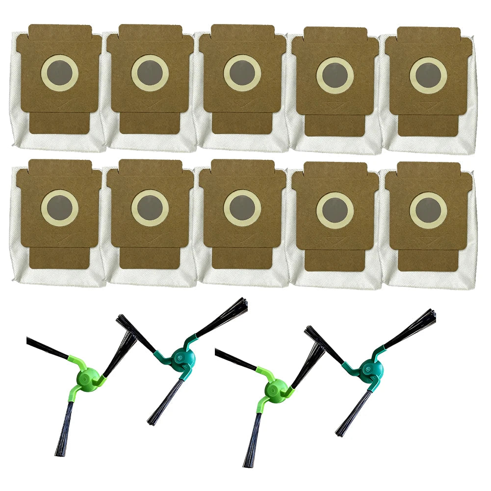 4 Side Brushes And 6 Dust Bags For ROOMBA Max 705 706 For COMBO Robot Vacuum Cleaner Replacement Parts Accessories Kit Oasis Select 14pcs