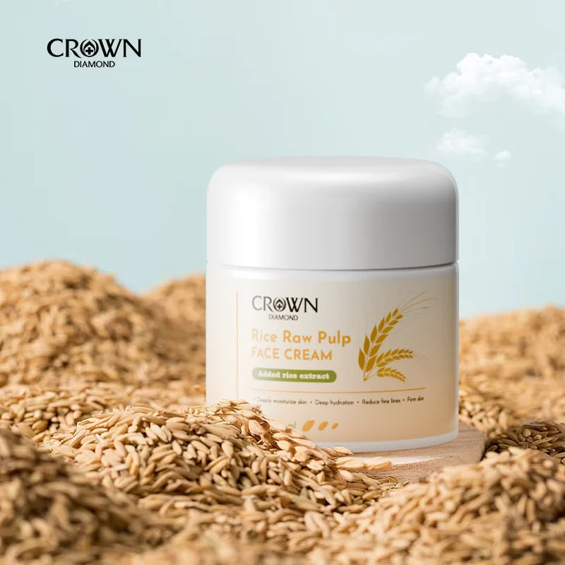 Rice Pulp Face Cream Soothing Brightening Hydrating Fast-absorbing Oasis Select