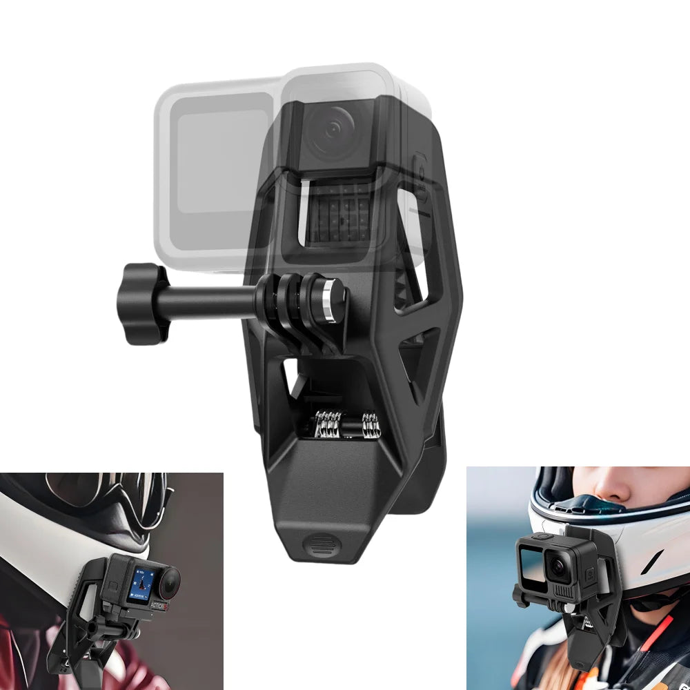 Universal Helmet Chin Mount for GoPro, DJI Osmo & Insta360