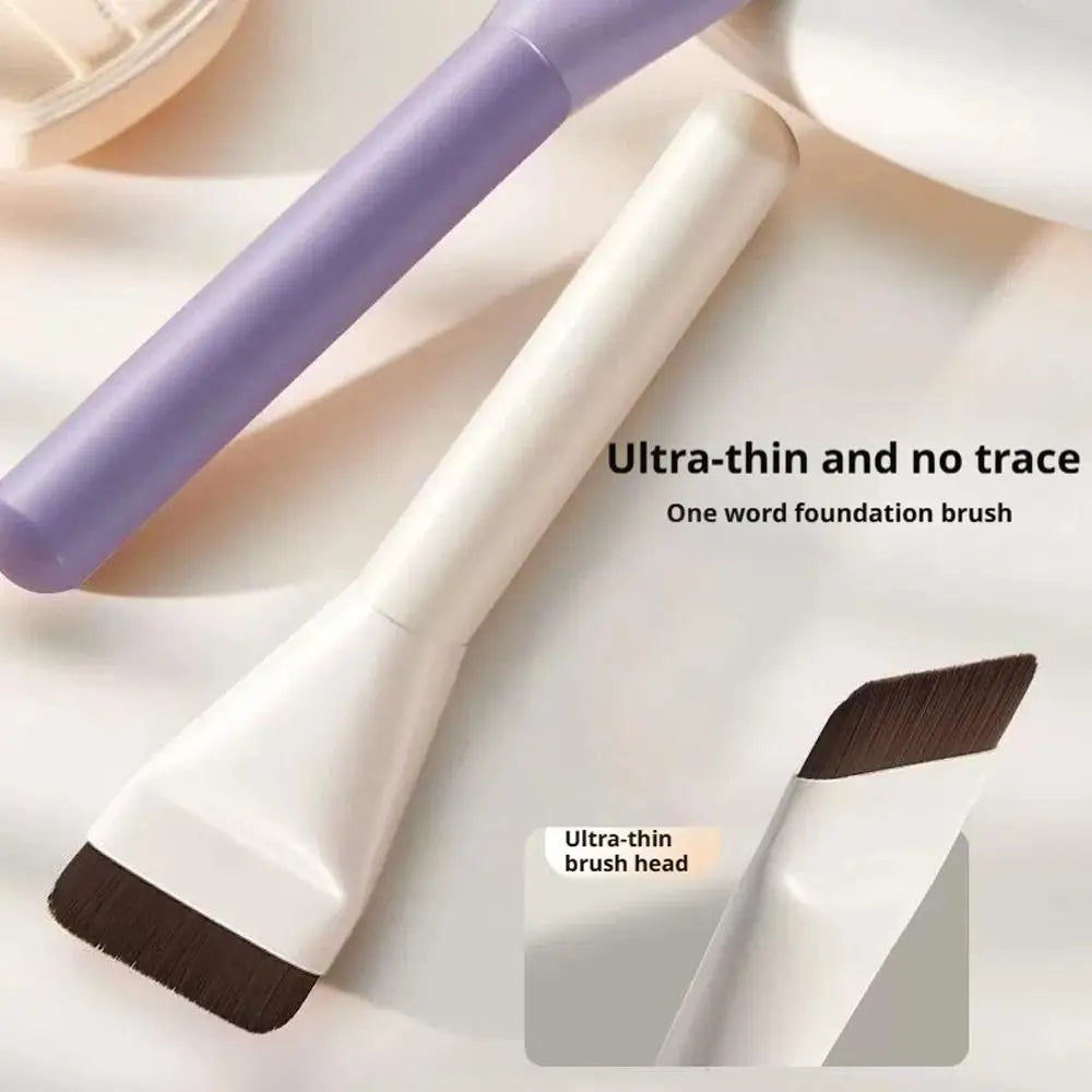 Flat-head Foundation Brush Professional Ultra-thin Brush Head Traceless Makeup Brush Brush Cosmetic Tools Oasis Select