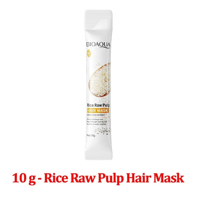 Rice Puree Hair Mask – Nourish Dry, Frizzy & Split Ends Deep Conditioning Mask Oasis Select 10g