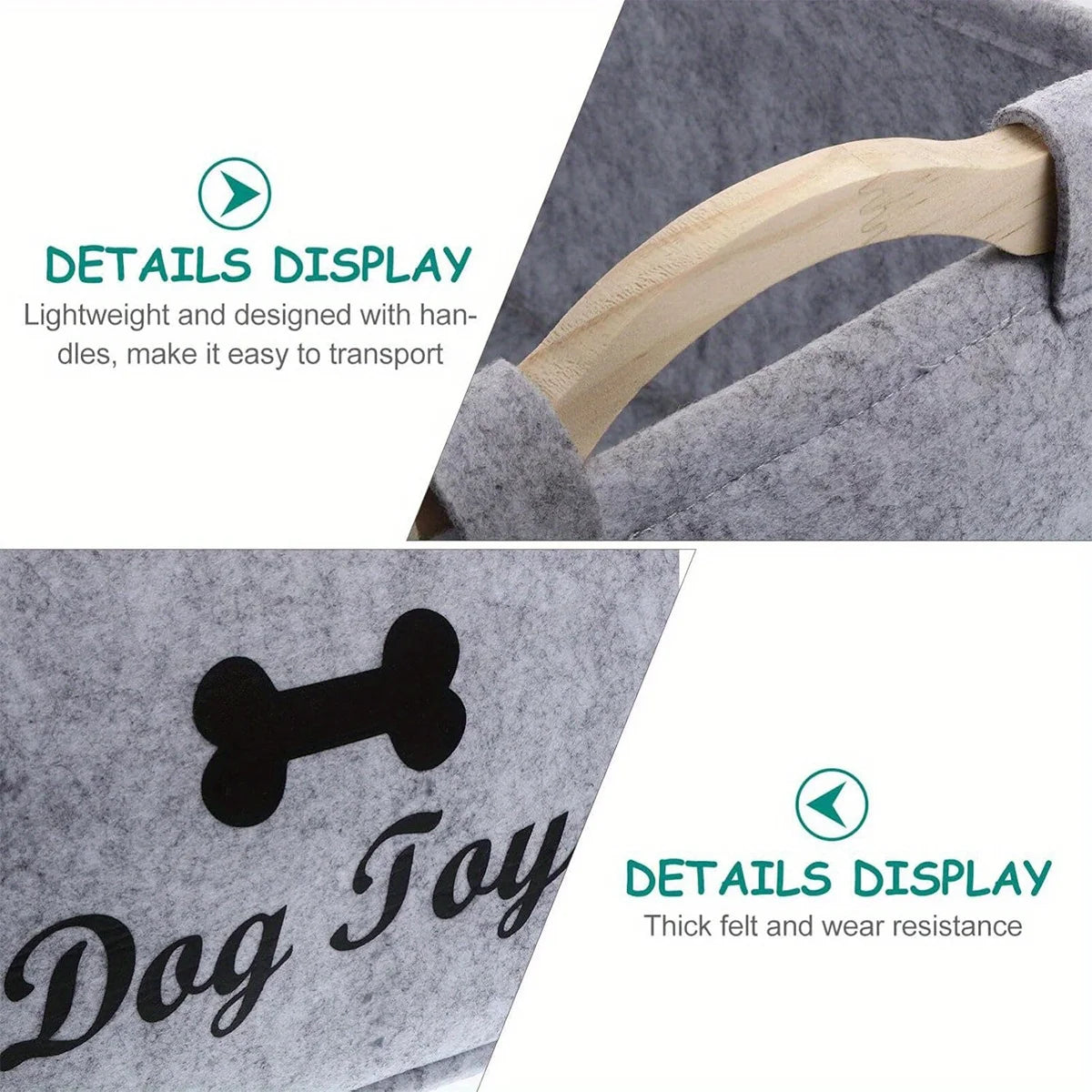 A Foldable Multifunctional Pet Toy Storage Basket Designed Specifically for Organizing Dog Toys and Clothing Oasis Select