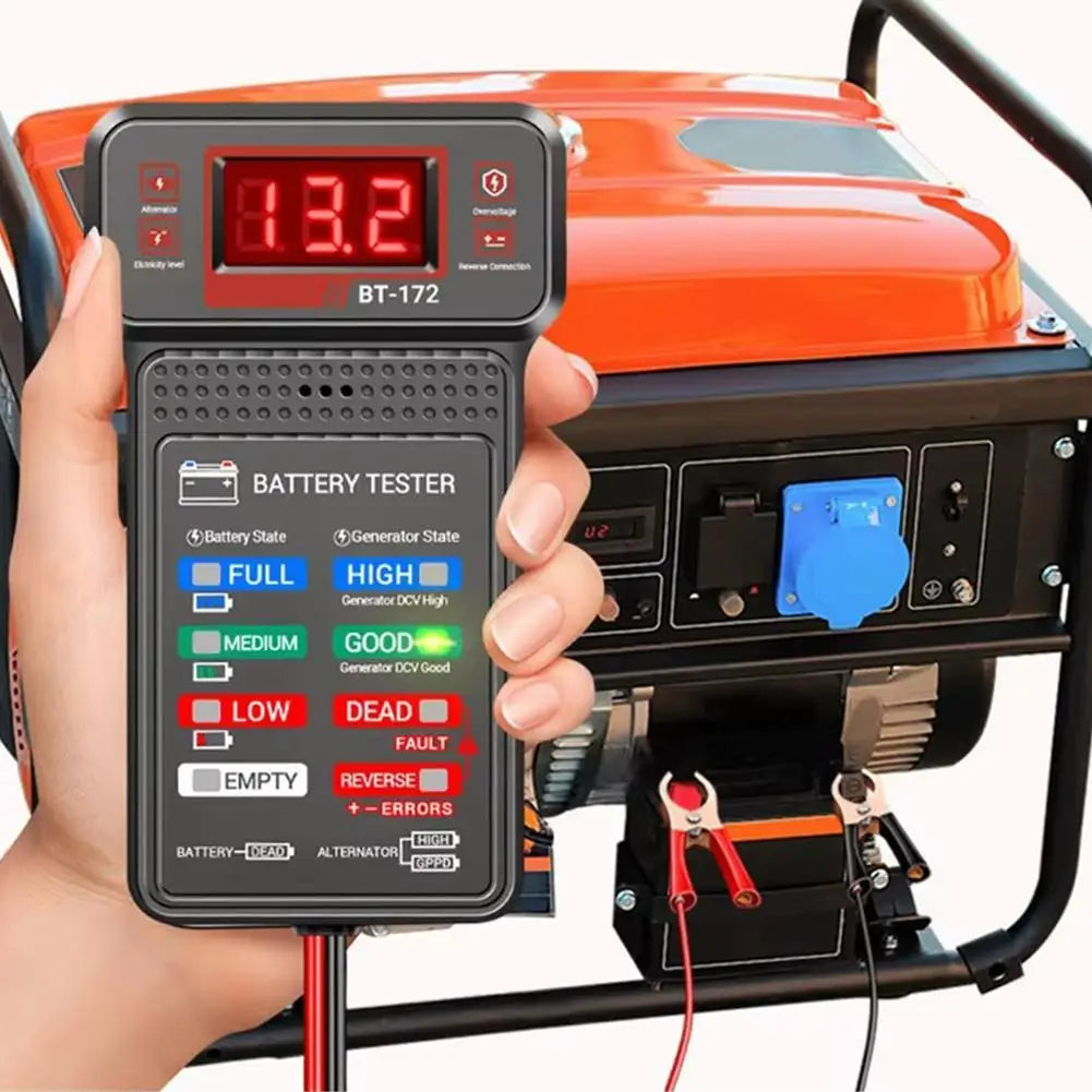 Car Battery Battery Tester Multi-function 12V Battery Start Test Auto Battery Tester Battery Capacity Tester Oasis Select