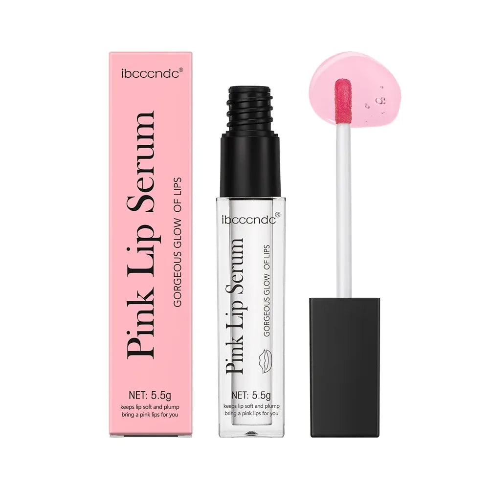 Natural Pink Serum Lips Pink Fresh Remove Dark Lips Gel Lightening Essence Cream Balm Repair Fine Line Brighten Lip Exfoliator Oasis Select SKY BLUE