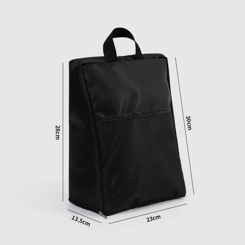 Travel Clothing Storage Bag Shoe Bag Outdoor Sports Portable Shoe Bag Dustproof and Waterproof Foldable Storage Bag Oasis Select Black