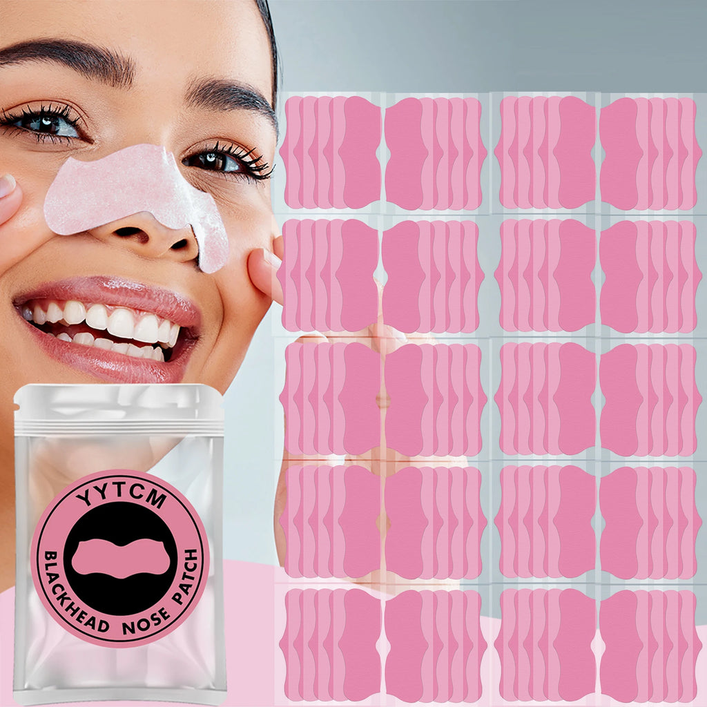 Large Size Black Nose Strips Pink Blackhead Remover Deep Cleansing Pore Strips for Nose Care 5/10/15/20/30/50/100pcs Oasis Select