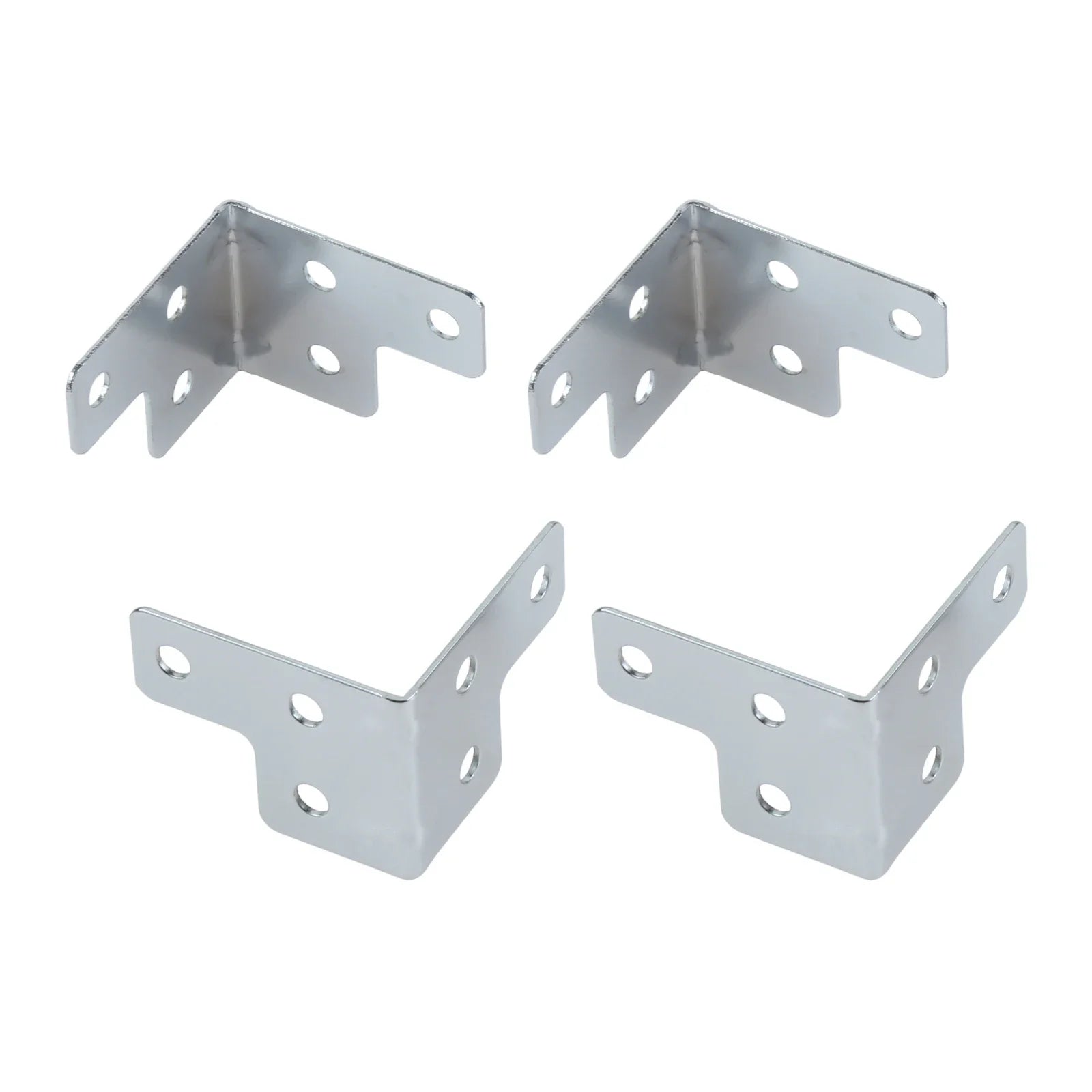 4-Pack Metal Corner Brackets for Flight Case & Wood Box Protection