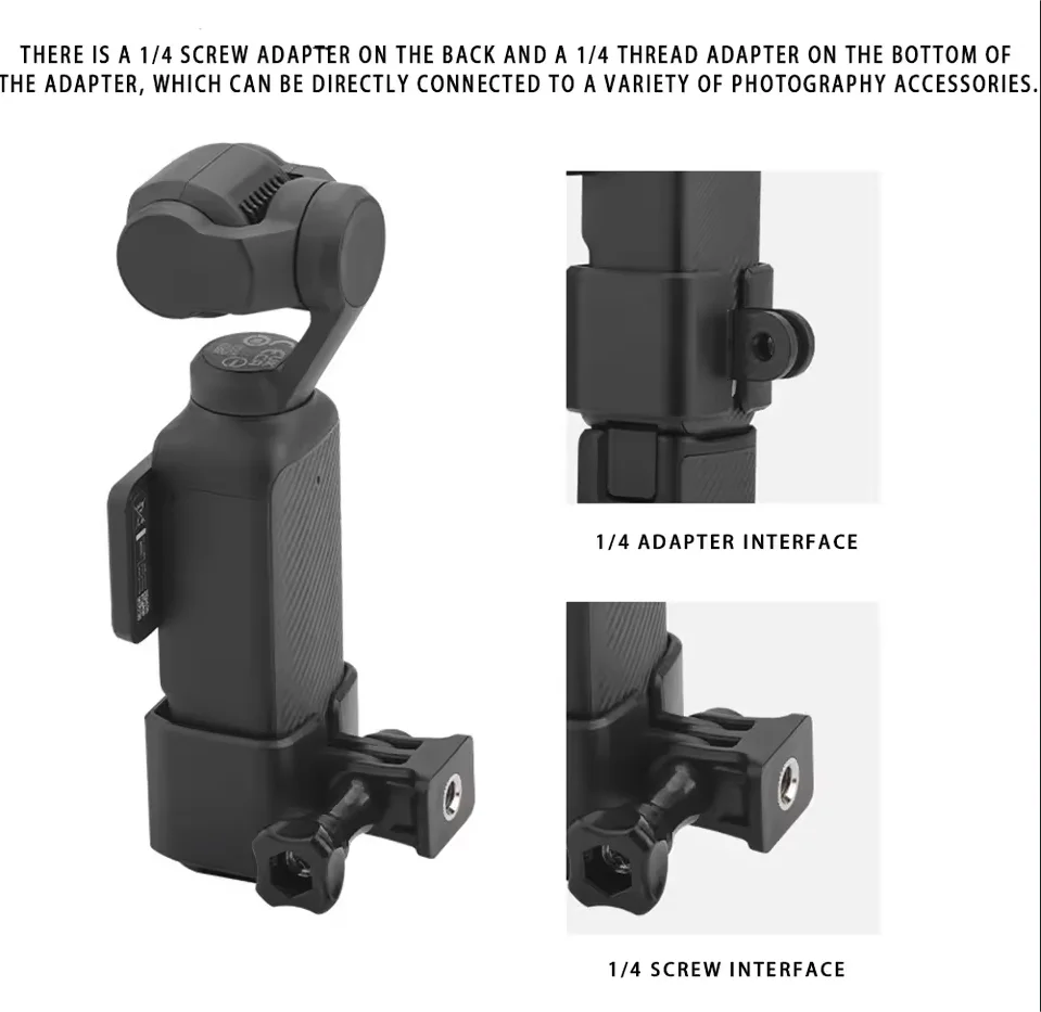 DJI Osmo Pocket 3/4 Head Strap, Chest Mount & Backpack Clip Kit