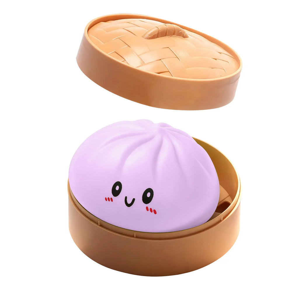 Colorful Dumpling Slow Rebound Soft Pinch Decompression Kawaii Squeeze Office Desk Decor Home Office Desktop Ornaments Oasis Select 01 Light Purple