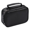 Fireproof File Document Bag Safety Organizer with 3-Digit Lock Zipper Closure Fire & Water Resistant Pouch Multi-Layer Card Case Oasis Select black