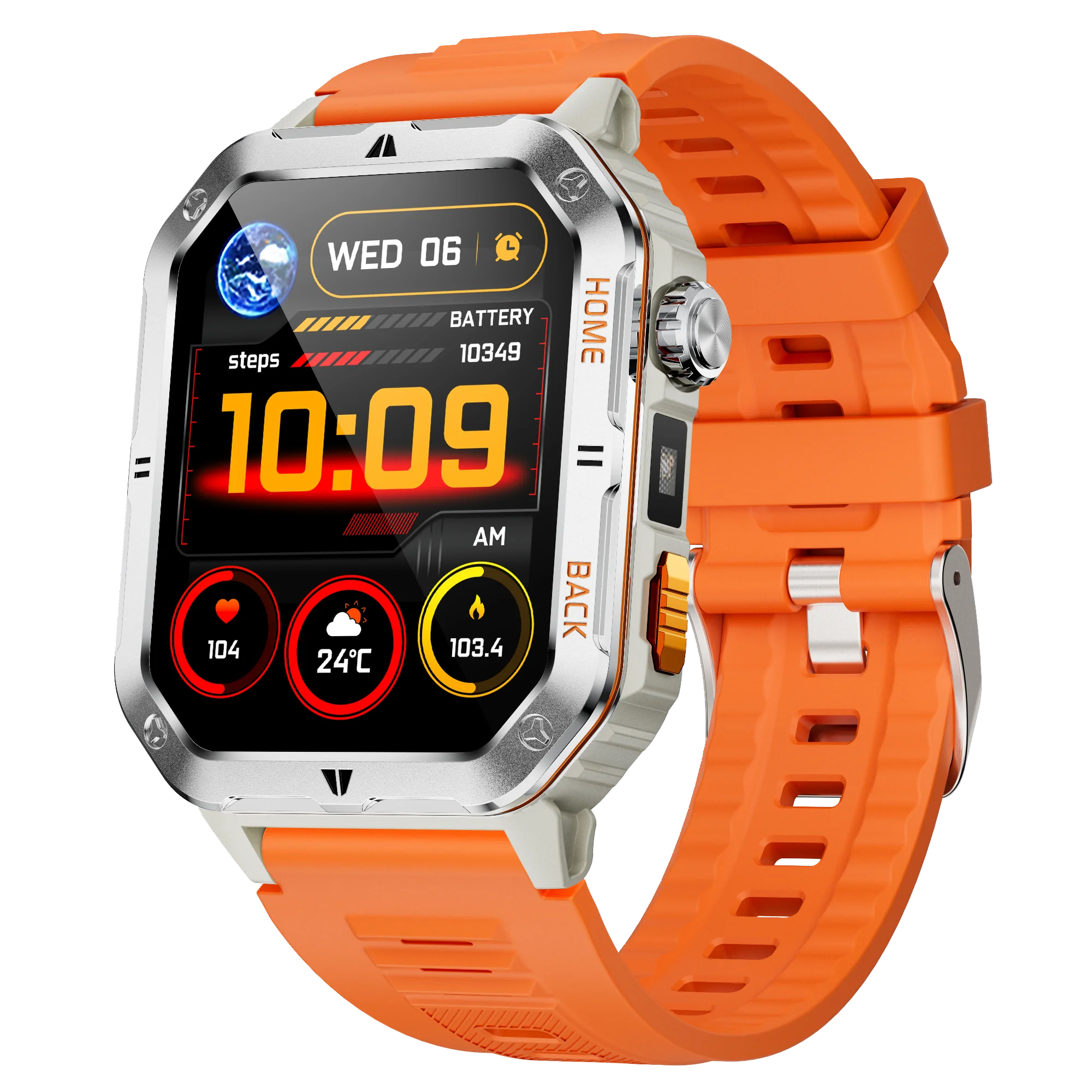 MINGCC Smart Watch 2.01" IPS, Wireless Call, 20-Day Battery