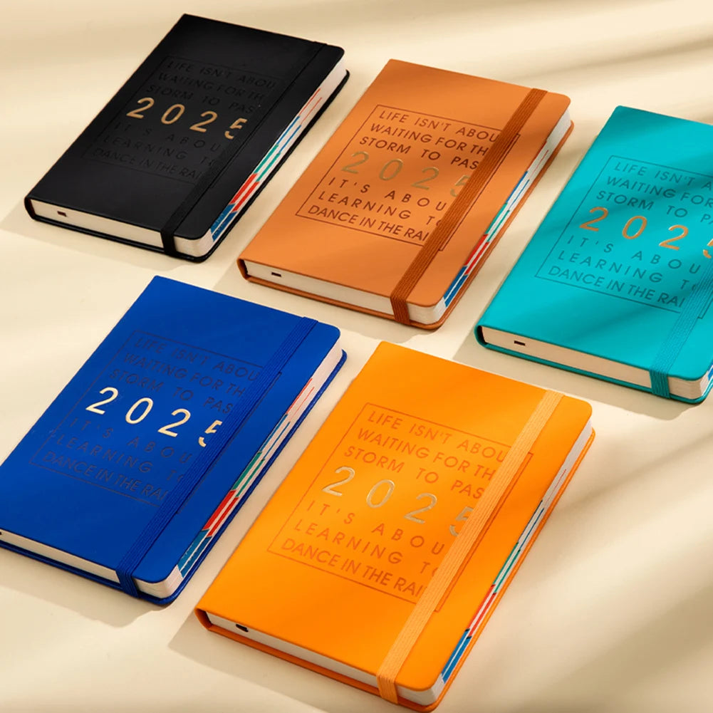 2025 Daily Planner Notebook A5 – 365-Day Time Management Organiser