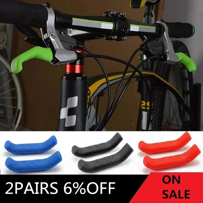 1/4Pairs Bike Brake Lever Protective Silicone Bicycle Lever Grips Bicycle Brake Handle Cover Bicycle Accessories Oasis Select