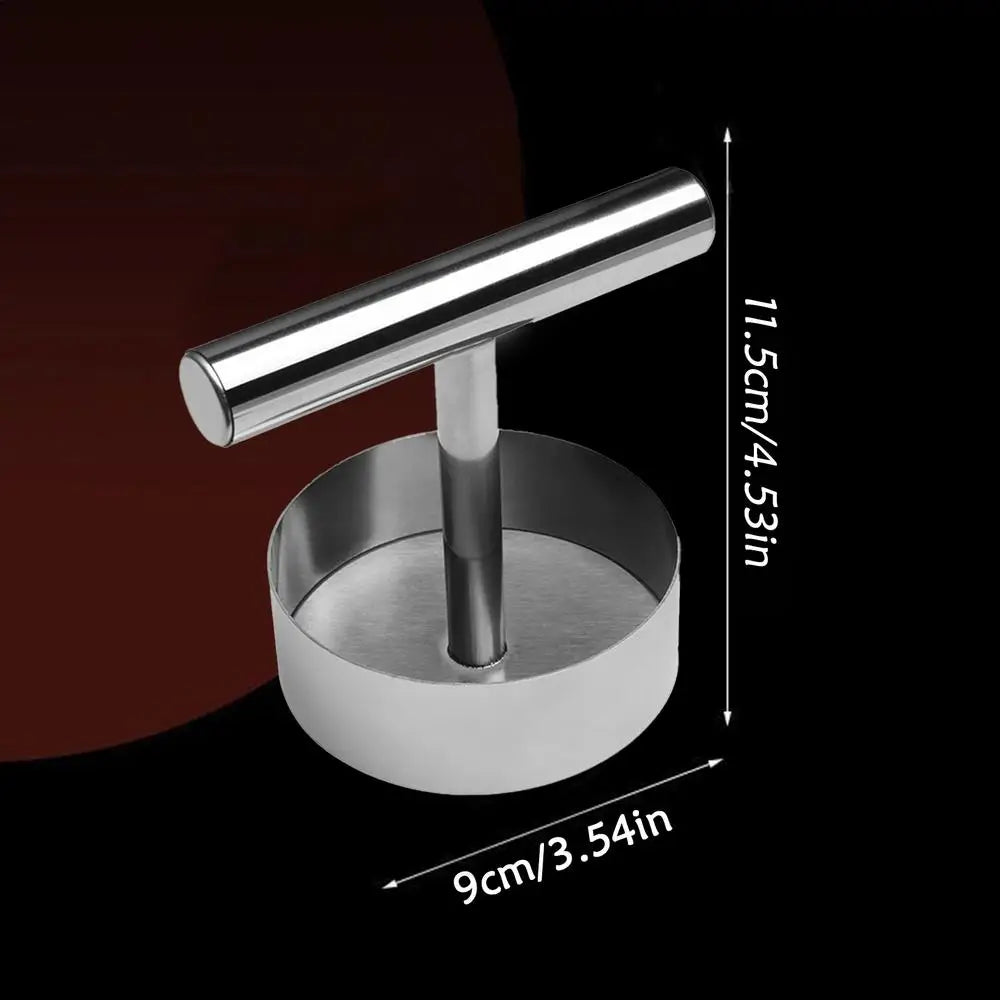 Hamburger Press Food Press Smasher Tool Hamburger Patty Maker Stainless Steel Nonstick Kitchen Gadgets for Grilling Cooking Oasis Select 1PC