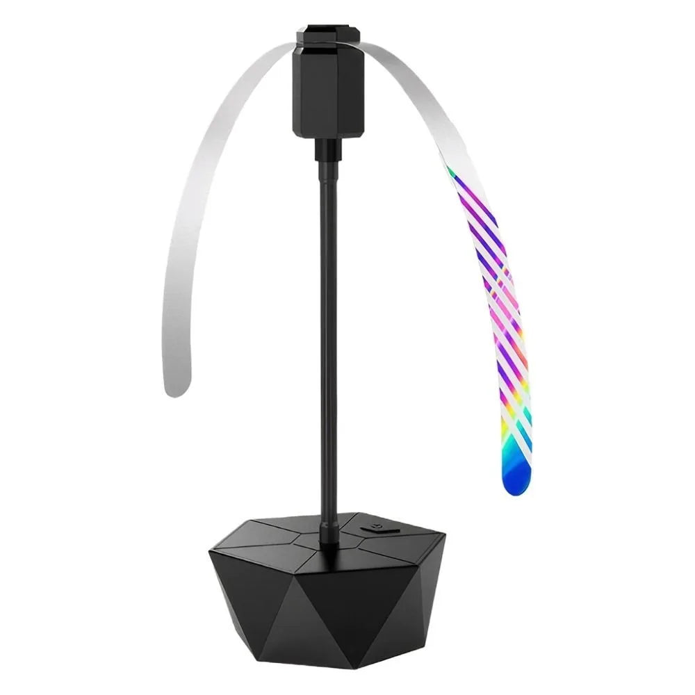 USB Rechargeable Fly Repellent Fan Can Drive Flies Multi-Functional Insect Repellent Fan Soundless Safe Fly Fans for Food Oasis Select Two-blade-Style 2